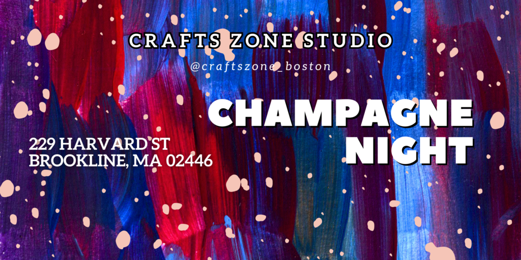 A vibrant crafting table at Crafts Zone filled with colorful supplies and tools for creative DIY projects in Boston.