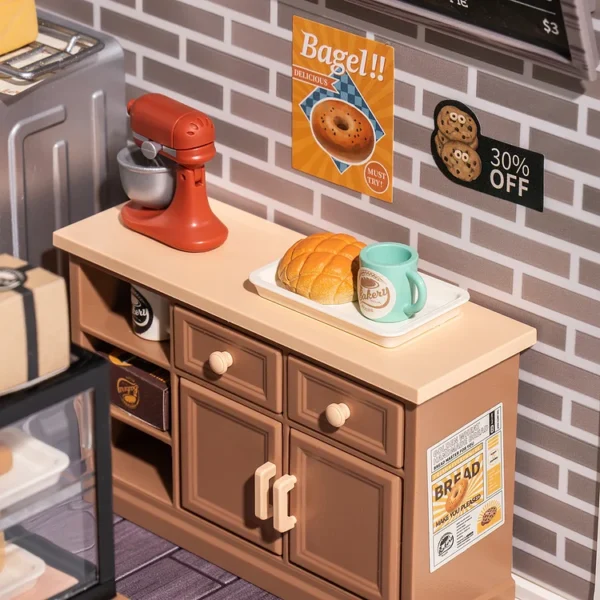 Golden Wheat Bakery Plastic DIY Miniature House Kit - Image 6