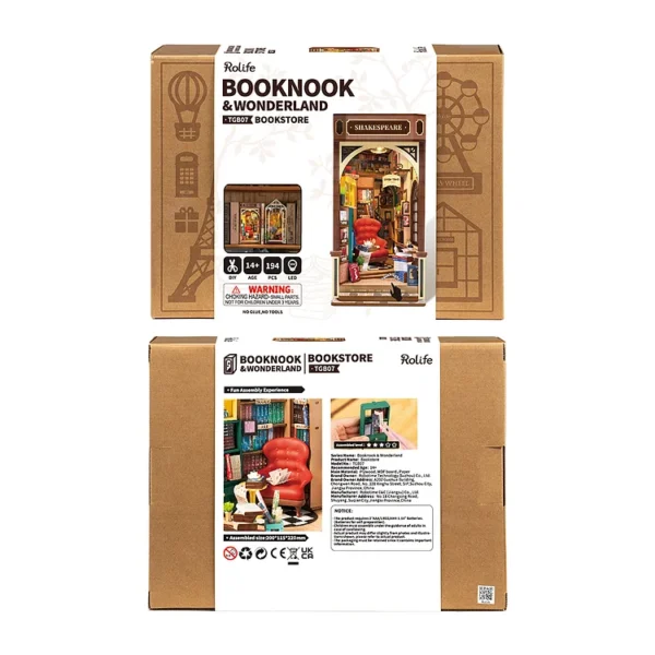 Bookstore DIY Book Nook Shelf Insert Kit - Image 8