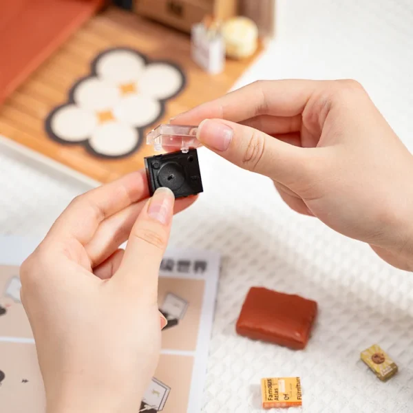 Cozy Living Lounge DIY Plastic Miniature House - Image 4