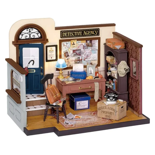 Mose's Detective Agency DIY Miniature House Kit - Image 2
