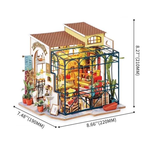 Emily's Flower Shop Miniature House - Image 7