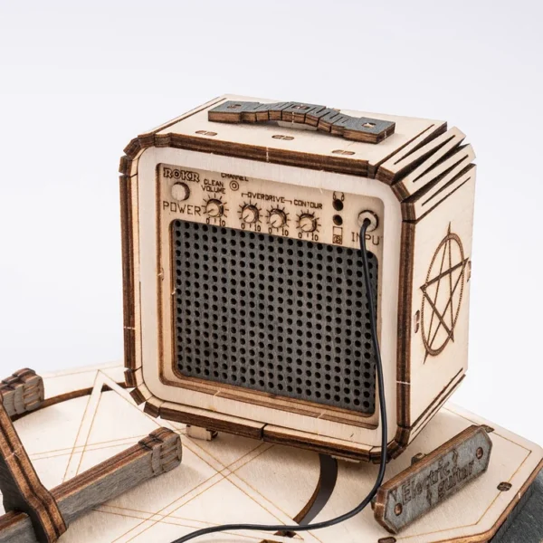 Electric Guitar Model 3D Wooden Puzzle - Image 5