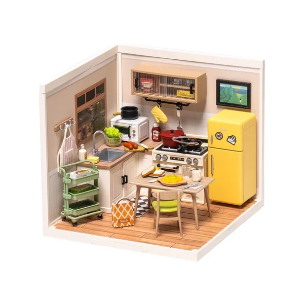 Happy Meals Kitchen DIY Plastic Miniature House - Image 2