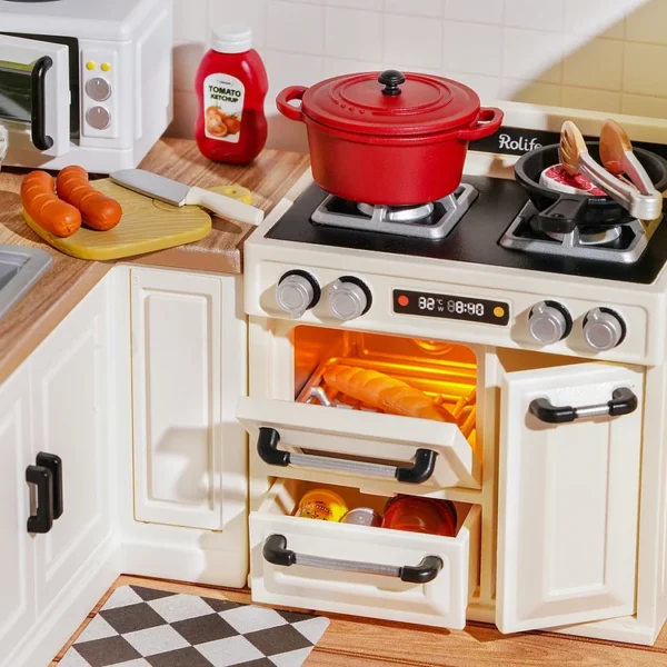 Happy Meals Kitchen DIY Plastic Miniature House - Image 5
