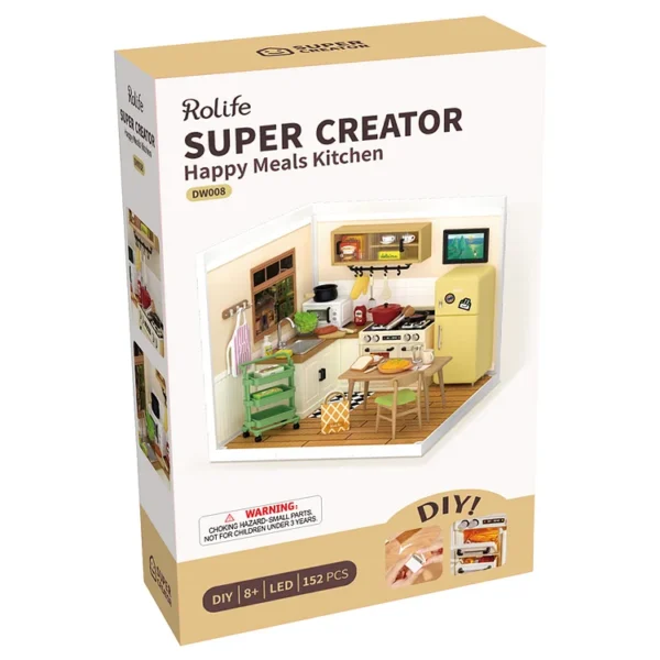 Happy Meals Kitchen DIY Plastic Miniature House - Image 3