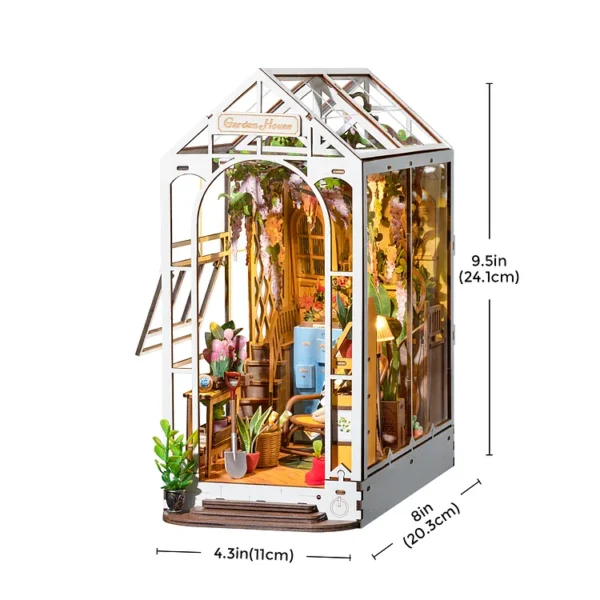 Holiday Garden House DIY Book Nook Kit - Image 3