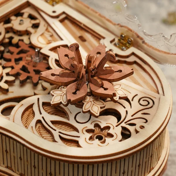 Magic Piano Mechanical Music Box 3D Wooden Puzzle - Image 6