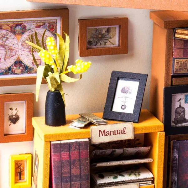 Sam's Study Library DIY Miniature House Kit - Image 6