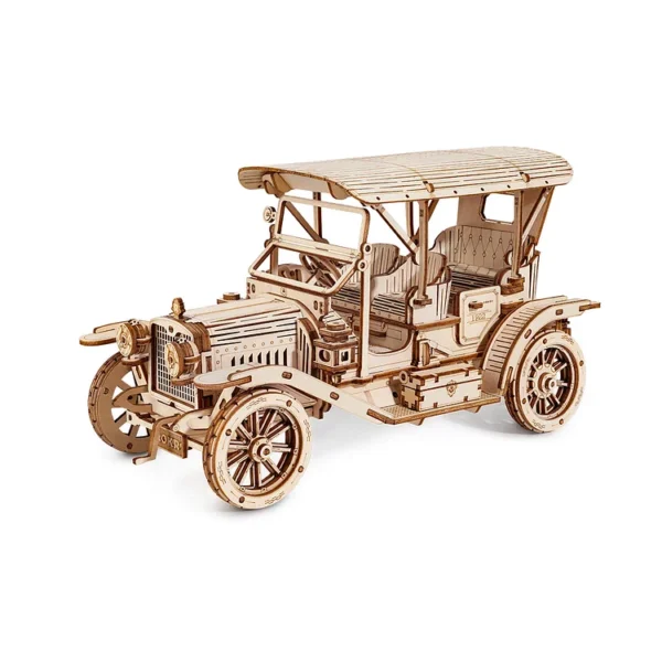 Vintage Car 3D Wooden Puzzle - Image 2
