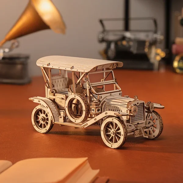 Vintage Car 3D Wooden Puzzle - Image 6