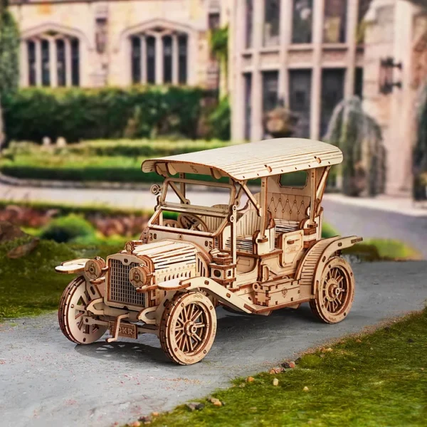Vintage Car 3D Wooden Puzzle - Image 5