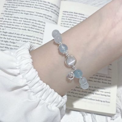 A handcrafted DIY jewelry project featuring elegant and colorful designs, created at Crafts Zone.